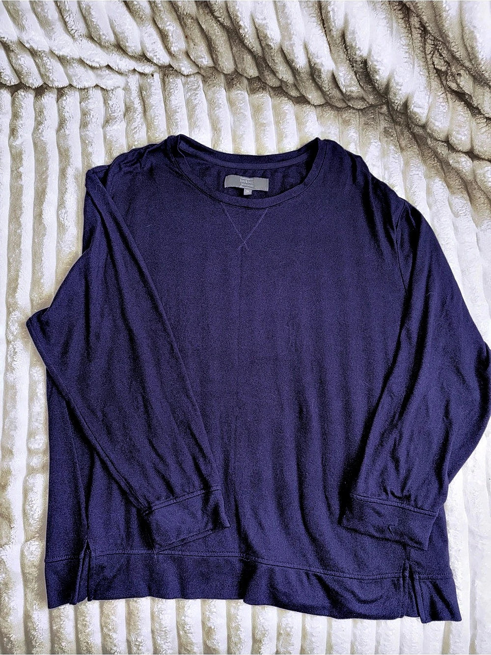 berkeley jensen Purple Long Sleeve Sweatshirt
